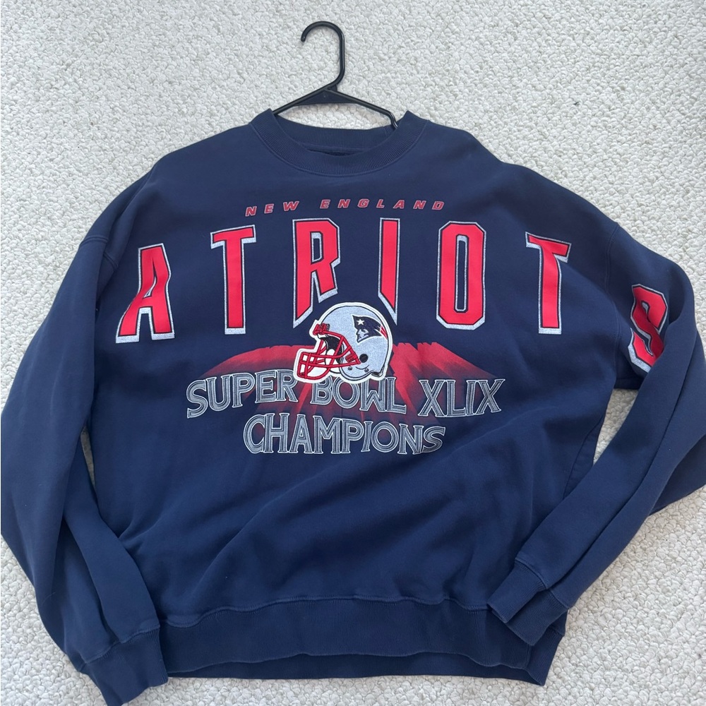 Abercrombie & Fitch Navy Crewneck Sweater